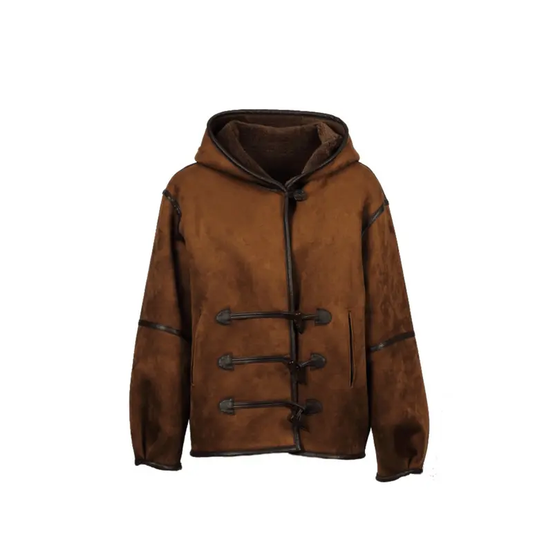 SABRINA (REF. 65288) TOFFEE - VESTE REVERSIBLE EN LAINE