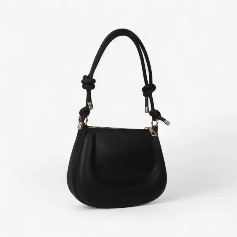 Sac à bandoulière carré avec fermeture éclair