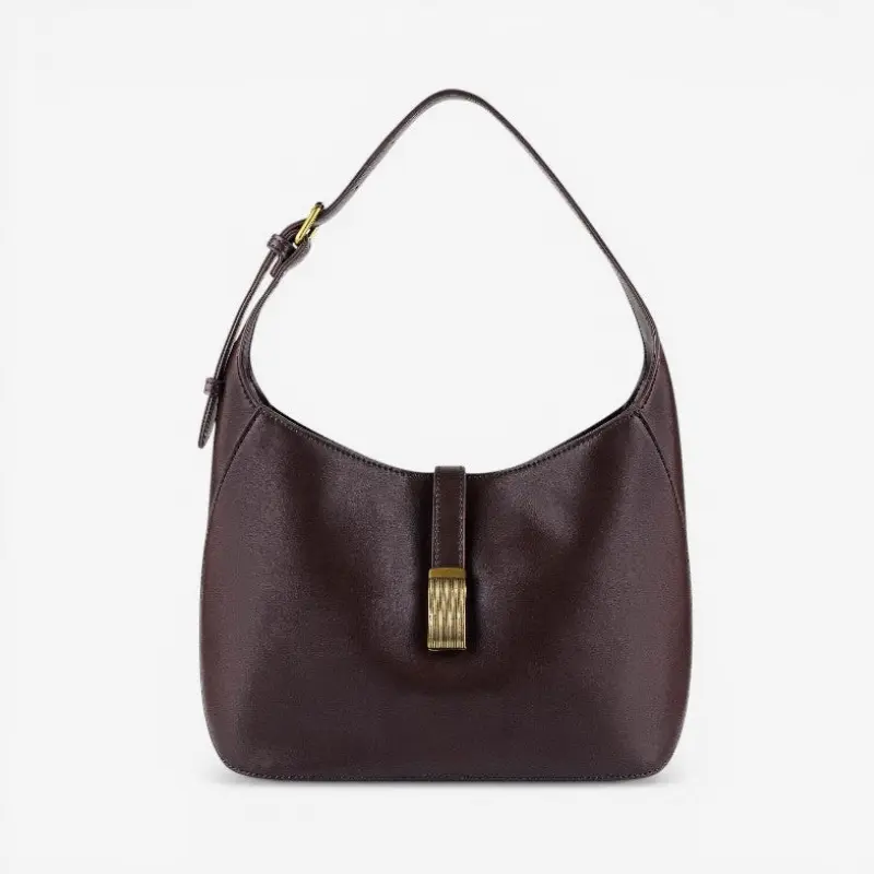 Sac à main grande capacité avec fermeture à boucle