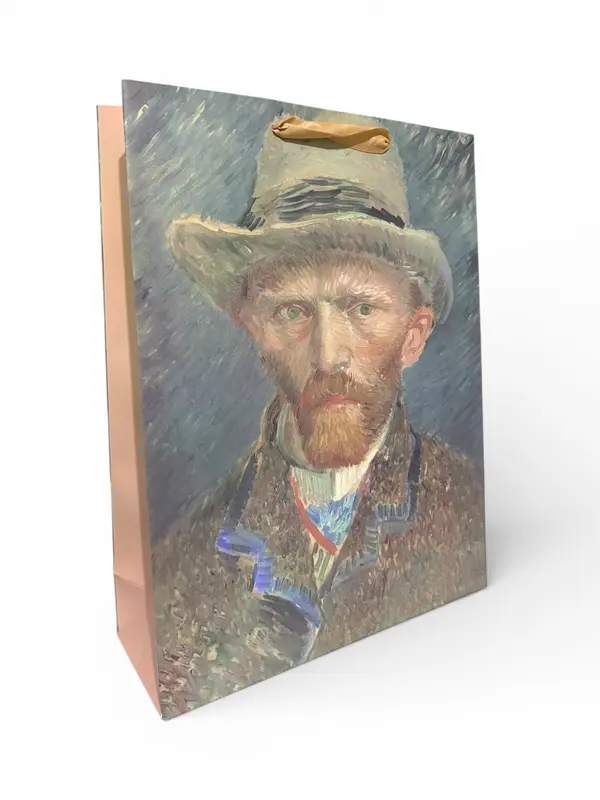 Sac cadeau Mikirei Autoportrait Van Gogh 32 x 42 x 11,5 cm