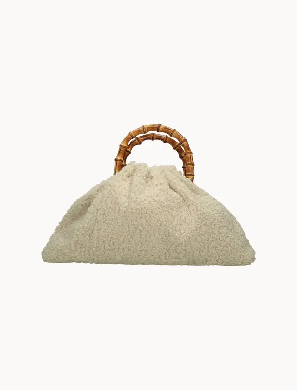 Sac En Cuir Beige - Taille T.U.