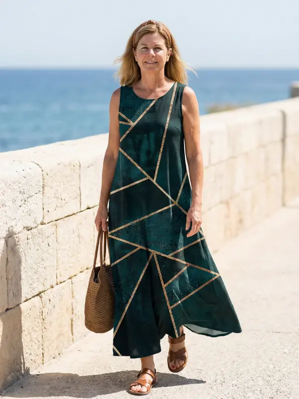Saelle - Robe Midi Décontractée