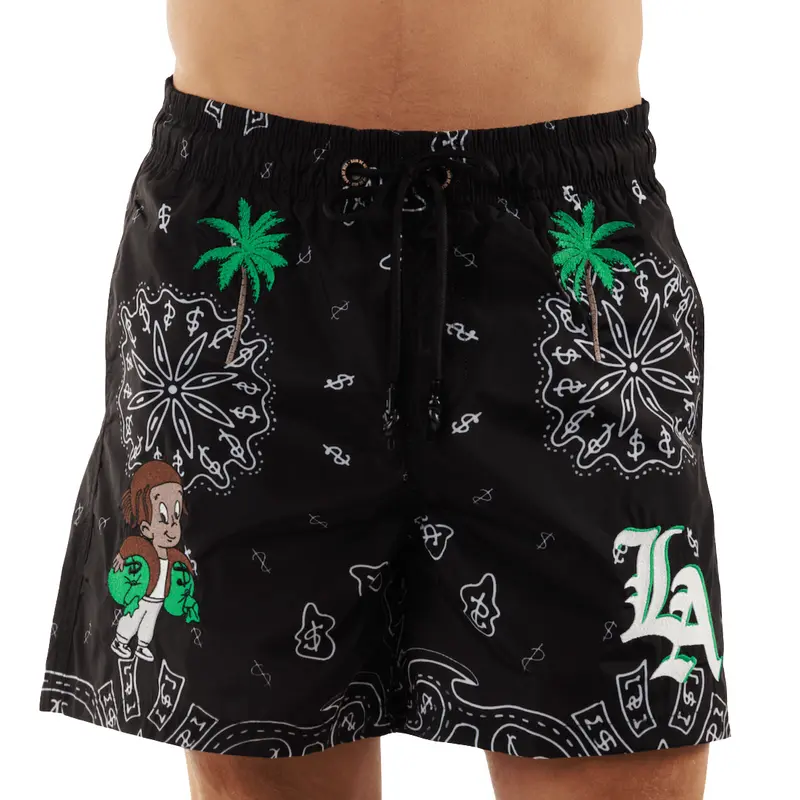 SALIN BLACK | Mens Swimwear LA GANG