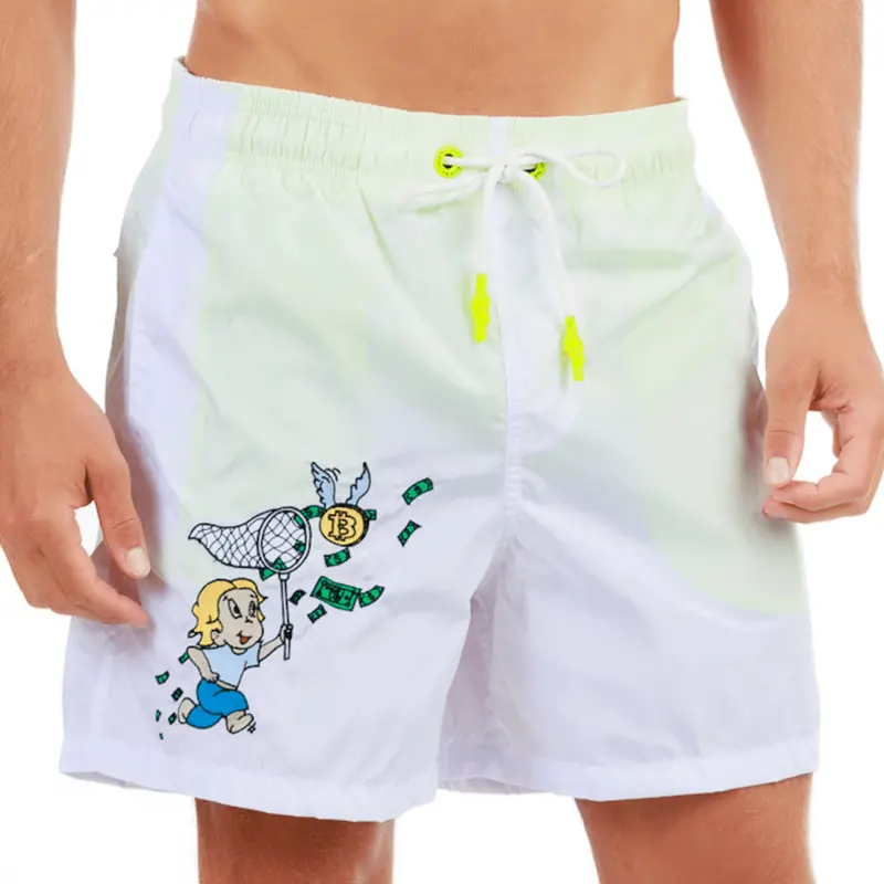 SALIN WHITE | Mens Swimwear RICH THE DOLLAR MONO
