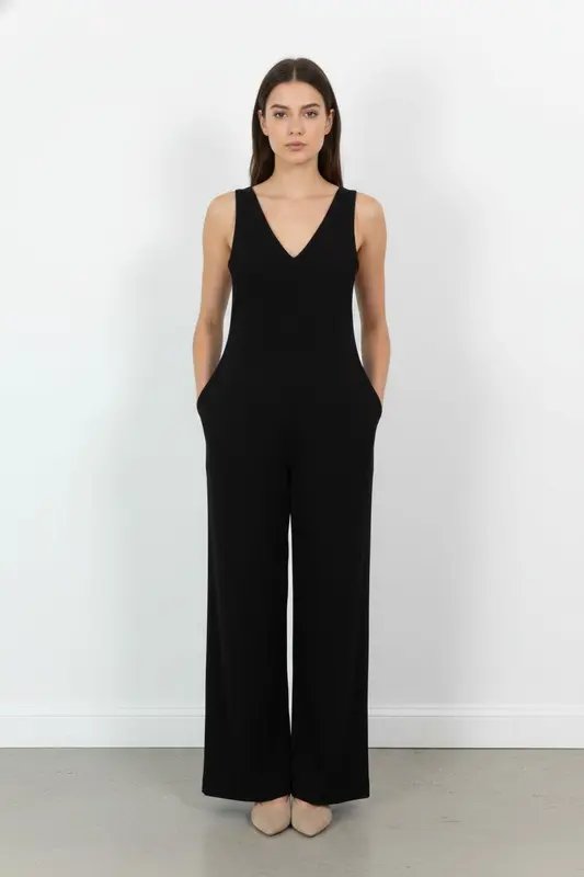 Salopette Noire - Taille L/40