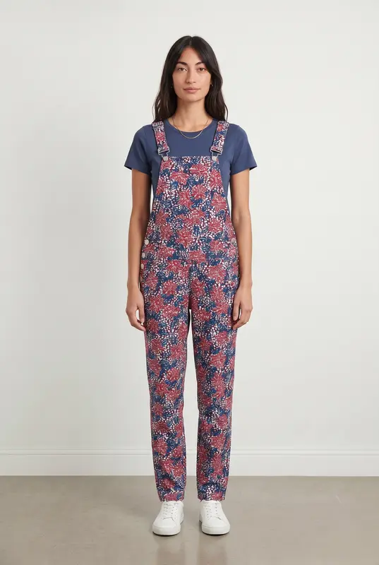 Salopette Rouge et Bleu - Taille S/36