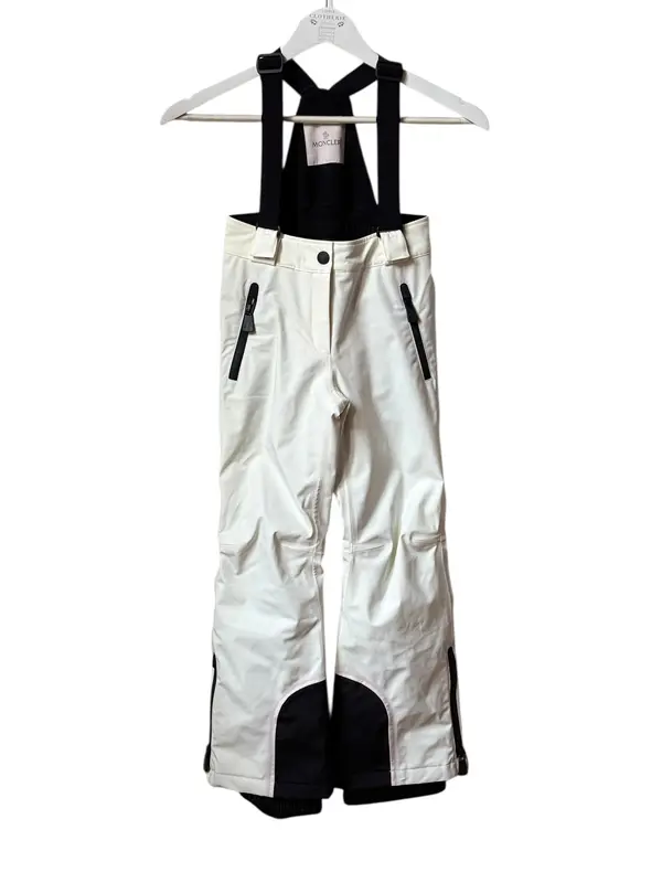 Salopette ski MONCLER blanc 8 ans