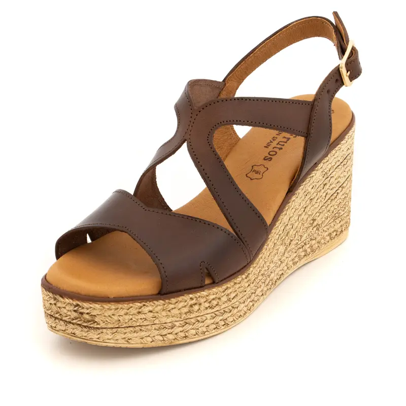 Sandale EVA FRUTOS Femme 5857 marron
