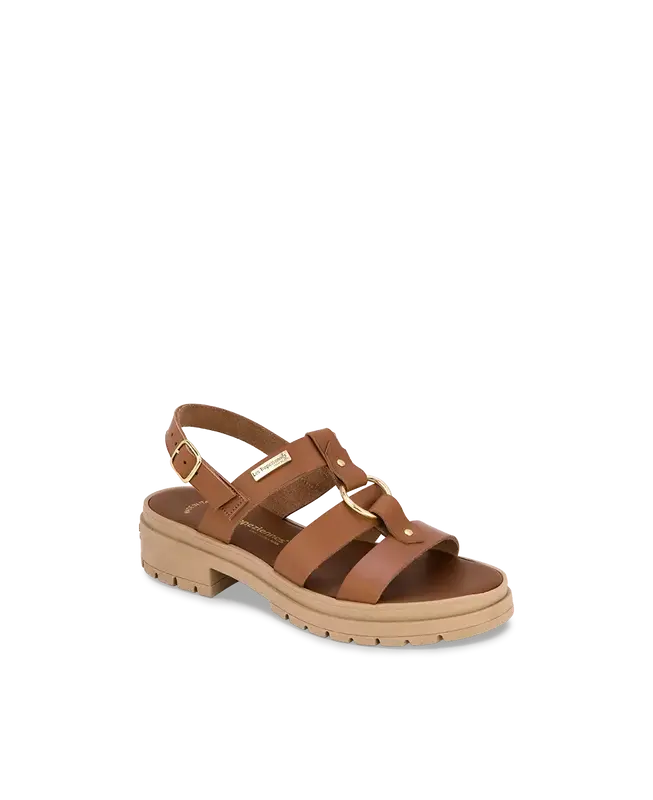 Sandale LES TROPEZIENNES Femme TONKA cognac