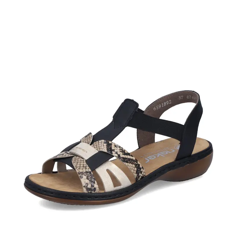 Sandale RIEKER Femme 65918 noir