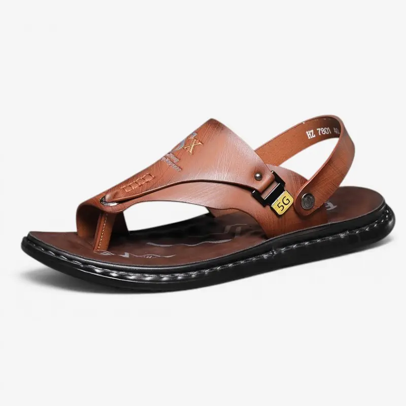 Sandales à entredoigt pour homme avec sangle mobile