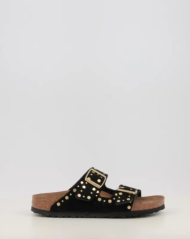 Sandales BIRKENSTOCK ARIZONA RIVET LEVE noir