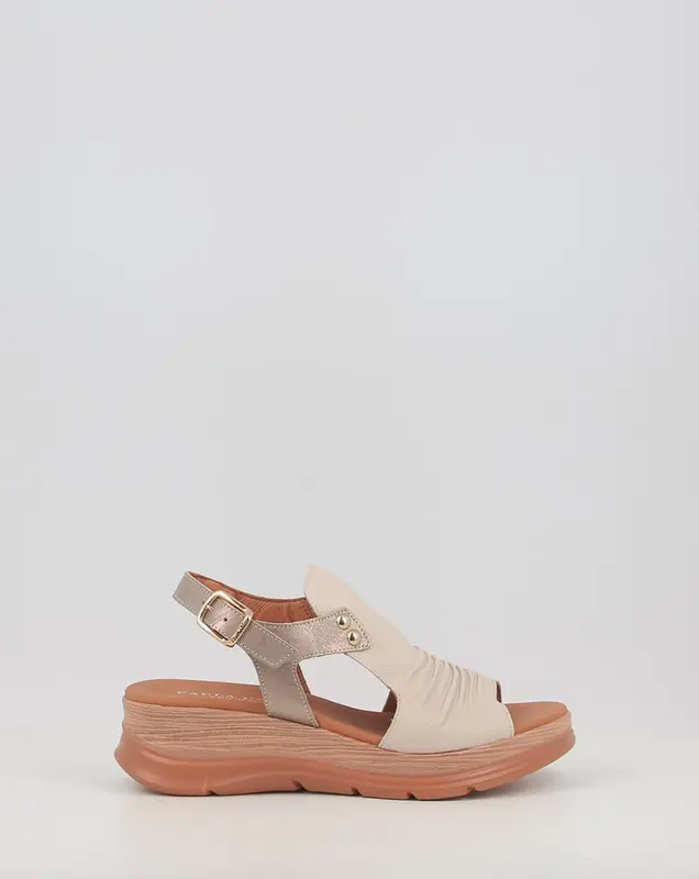 Sandales PAULA URBAN 24-17 crème