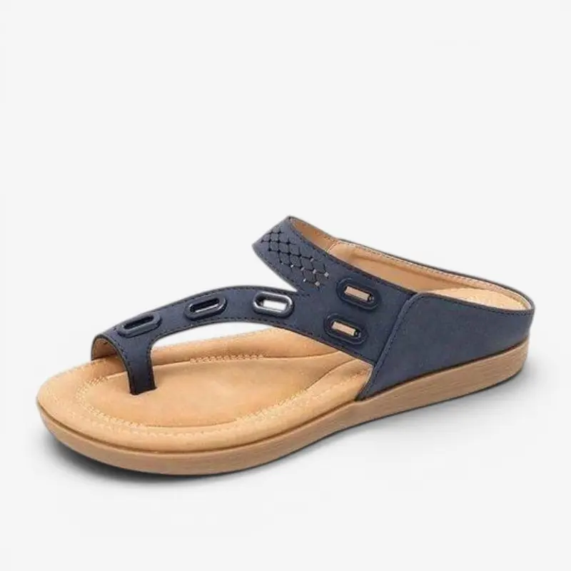 Sandales plateforme à enfiler pour femme avec anneau d’orteil