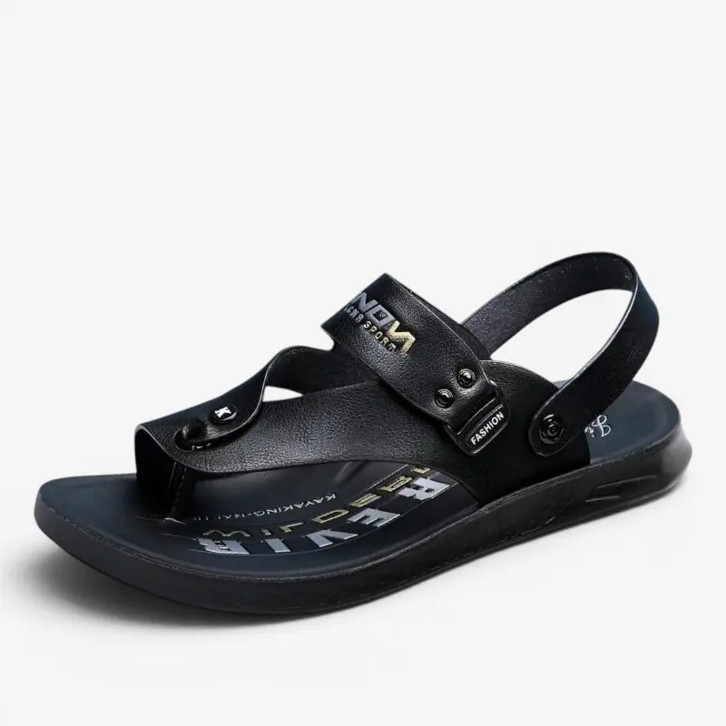 Sandales style tongs pour homme avec bride arrière convertible