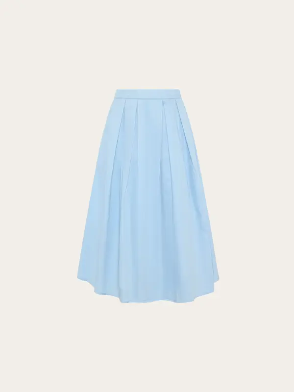Satin pleat skirt - Skyway