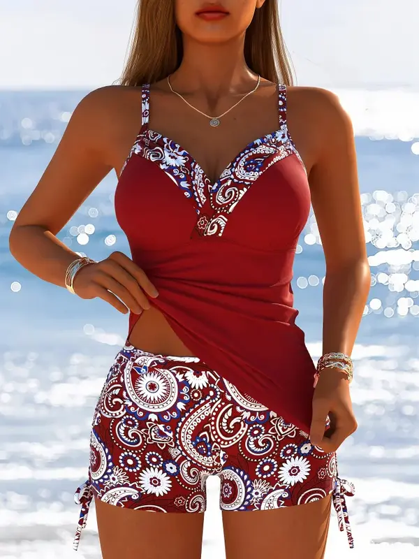 Scarlett - Ensemble Tankini Élégant