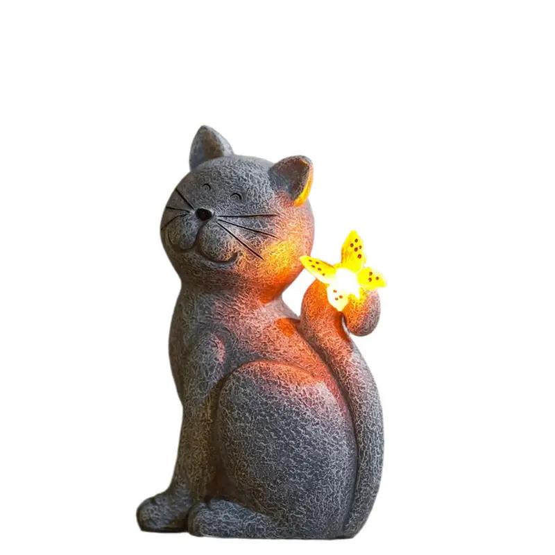 Sculpture de Chat de Jardin