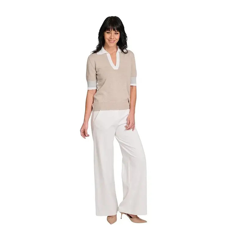 Seductive pantalon dames blanc Naley