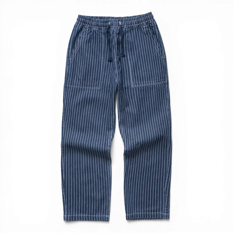 Service Works PINSTRIPE DENIM CHEF PANTS Indigo