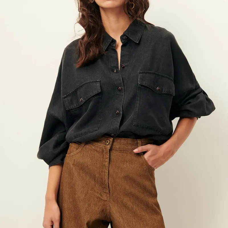 Sessun Chemise Botaniella Brocken Black