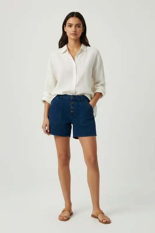Short Bleu - Taille S/36