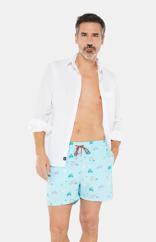 Short de bain 2CV - Bleu