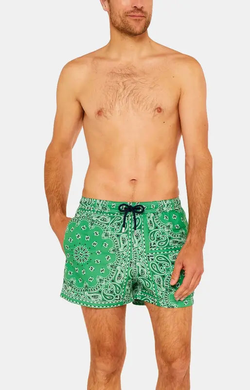 Short de bain - Bandana Vert