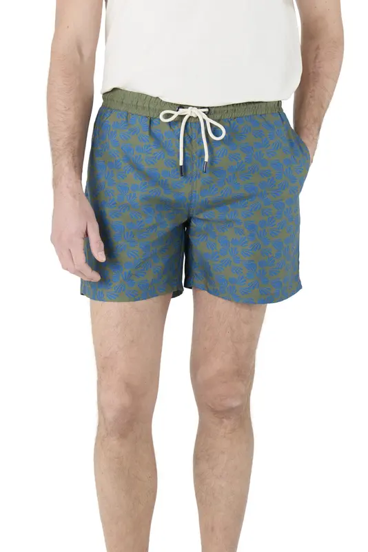 Short de bain - Kaki