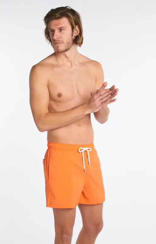 Short de bain Polyester recyclé - Mandarine