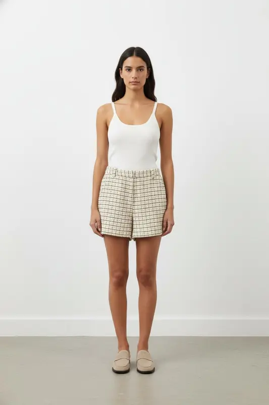 Short Écru et Noir - Taille S/36