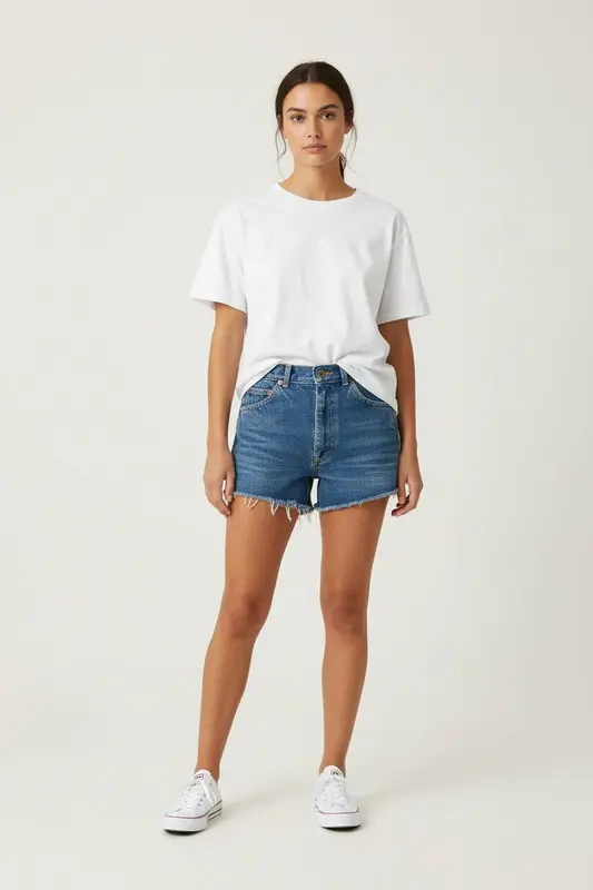 Short en Jean Bleu - Taille XS/34