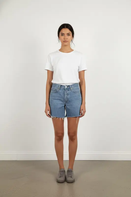 Short en Jean Bleu - Taille XXS/32
