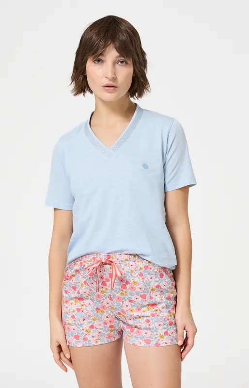 Short en jersey de coton léger - Nina