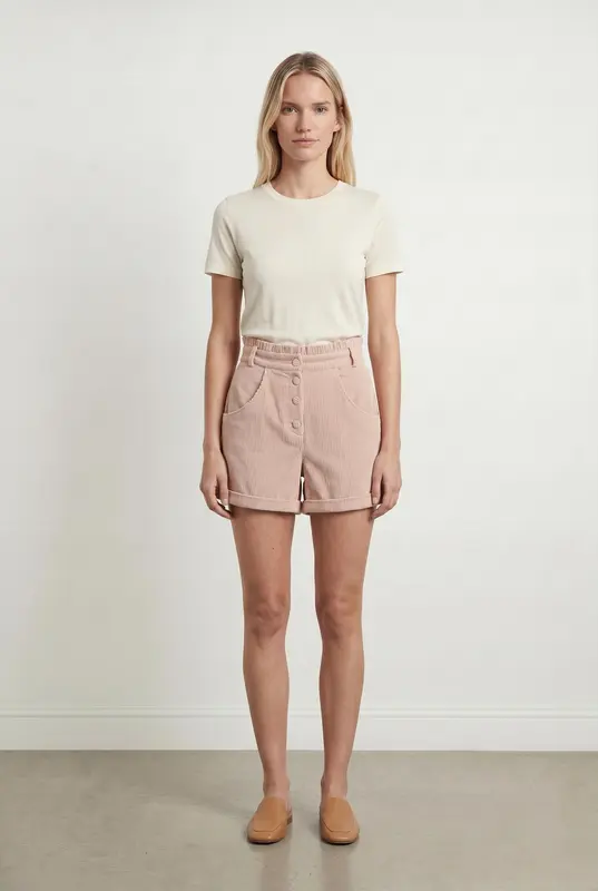 Short en Velours Rose - Taille M/38