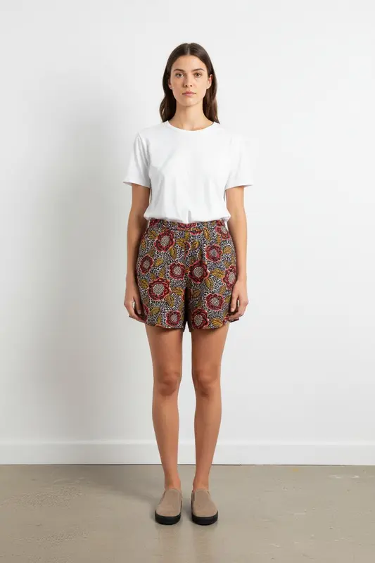 Short Fleuri Multicolore - Taille S/36
