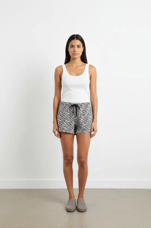 Short Gris et Blanc - Taille M/38