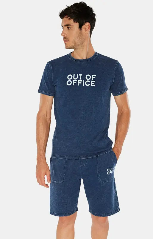 Short Out-of-Office Denim