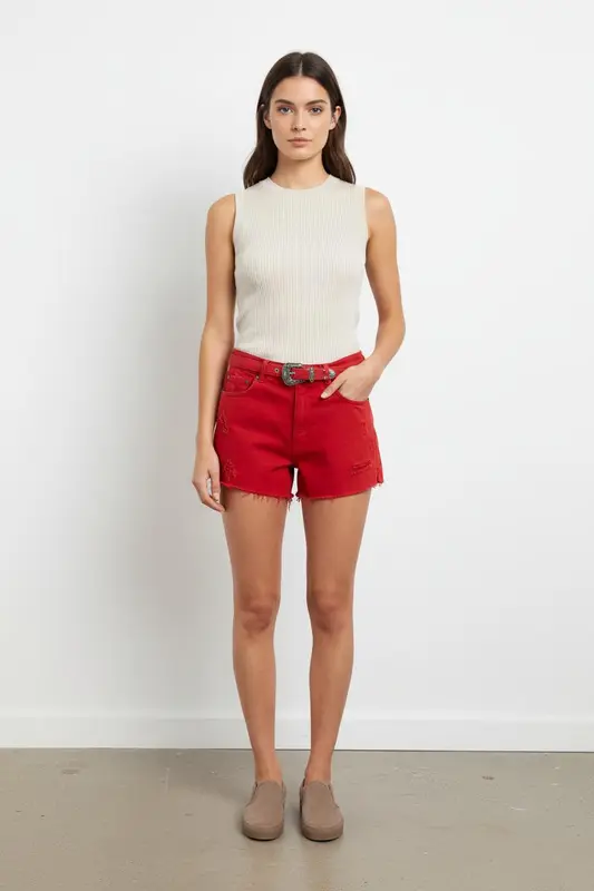 Short Rouge - Taille S/36