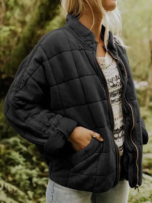 Sienna - Manteau manches longues col montant