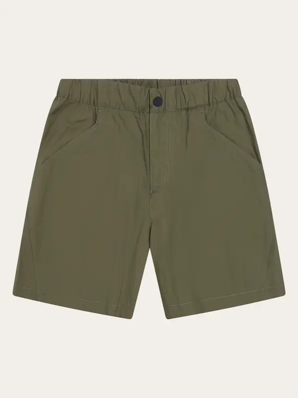 Sky relaxed vent Ripstop 90 shorts - Burned Olive
