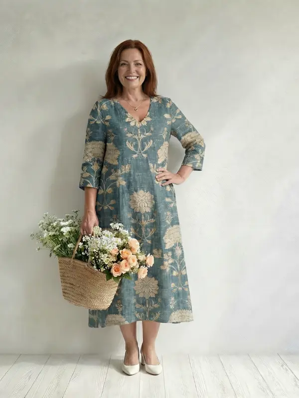 Skye - Robe Midi Décontractée