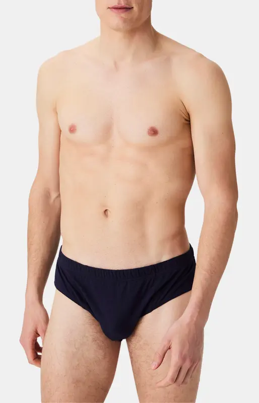 Slip en jersey de coton - Marine Abysse