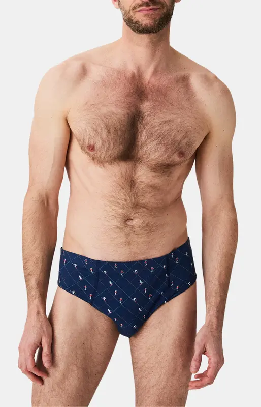 Slip en jersey de coton - Ski Marine