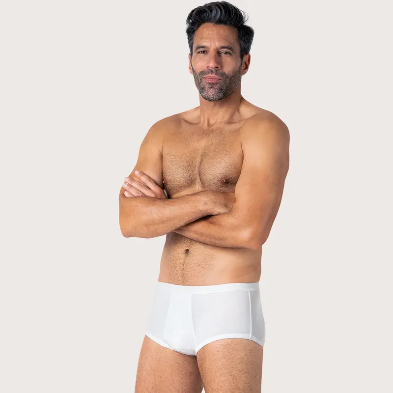 Slip taille haute ouvert Pur coton Premium Eminence