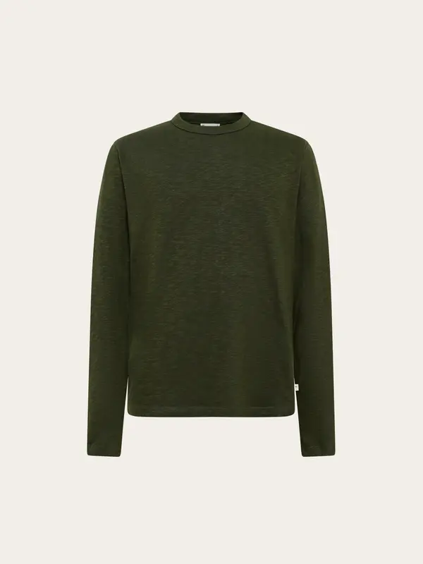 Slub long sleeve t-shirt - Forest Night