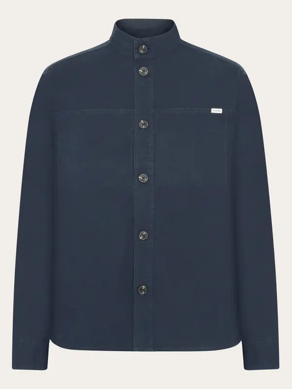 Slub overshirt - GOTS/Vegan - Total Eclipse