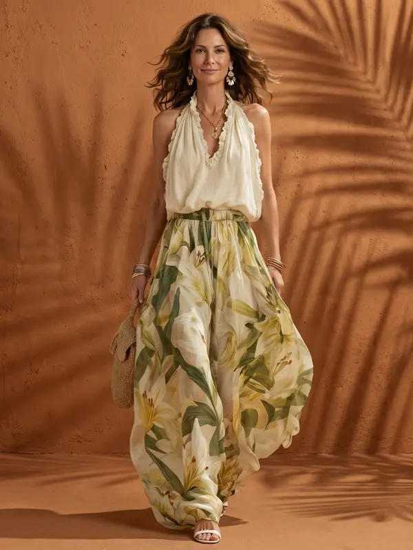 Solange - Ensemble Floral Aéré