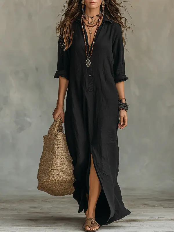 Soline - Élégante Robe Maxi