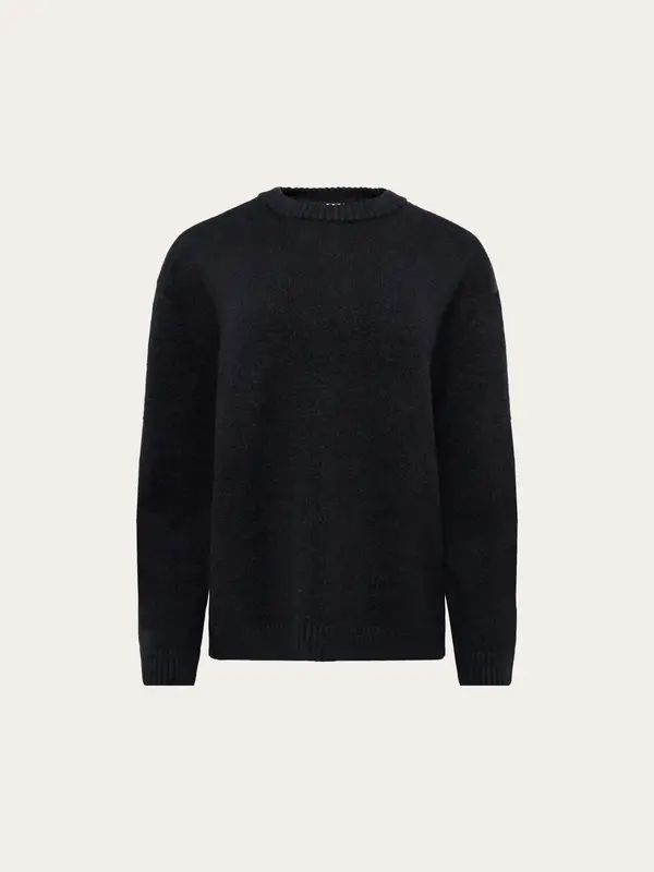 Soufflé yarn sweater - Black Jet